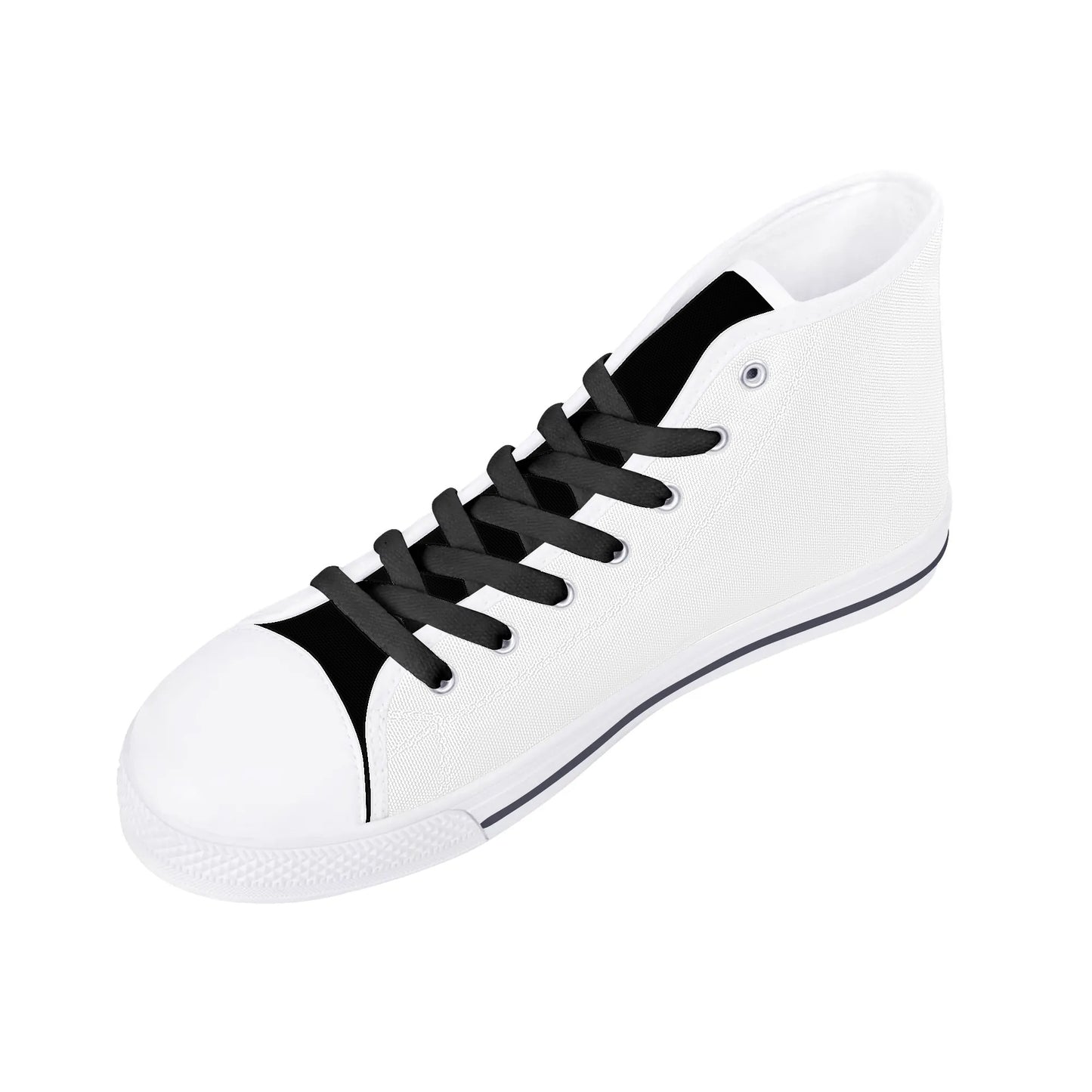 Mens High Top Canvas Shoes - Customized Tongue