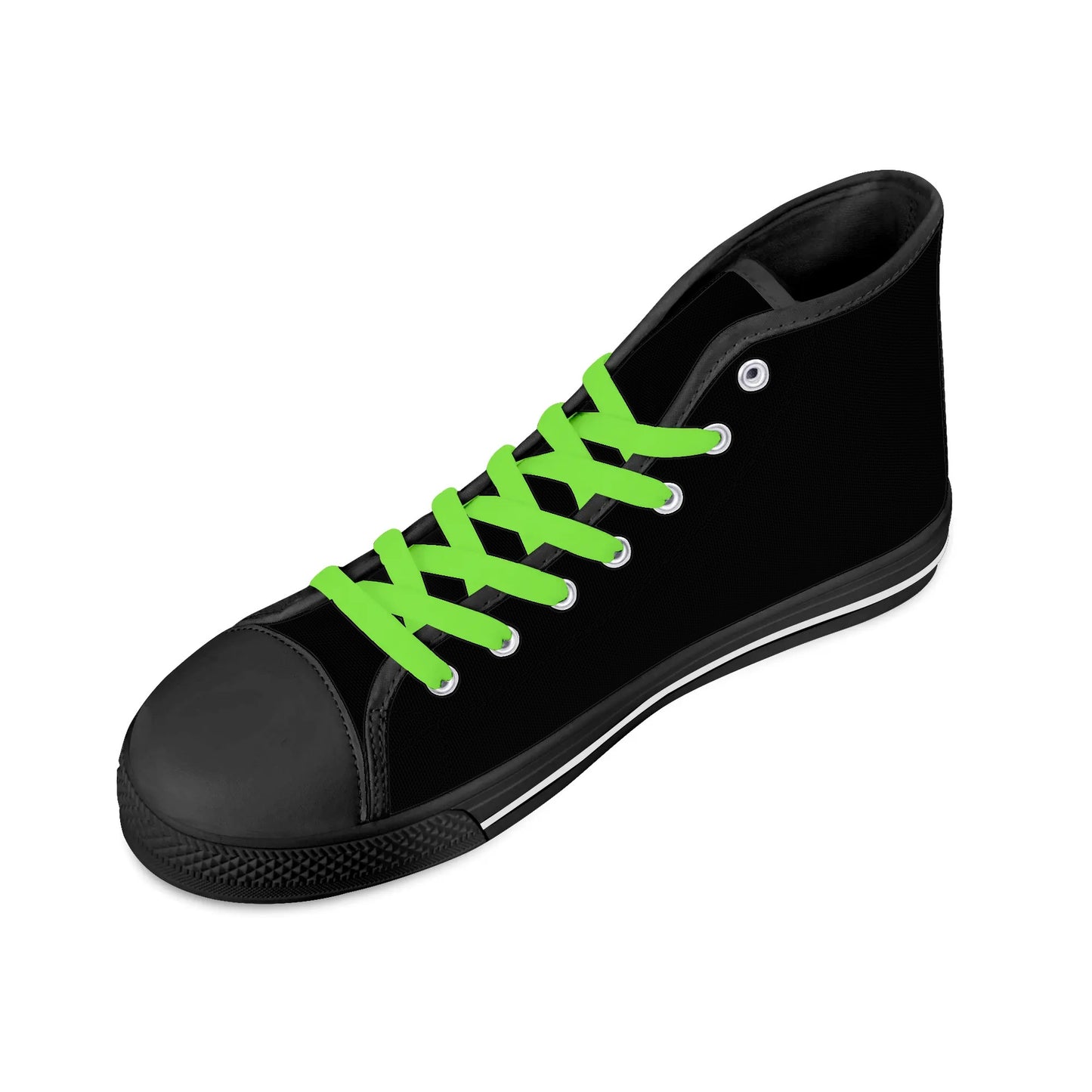 Mens High Top Canvas Shoes - Customized Tongue