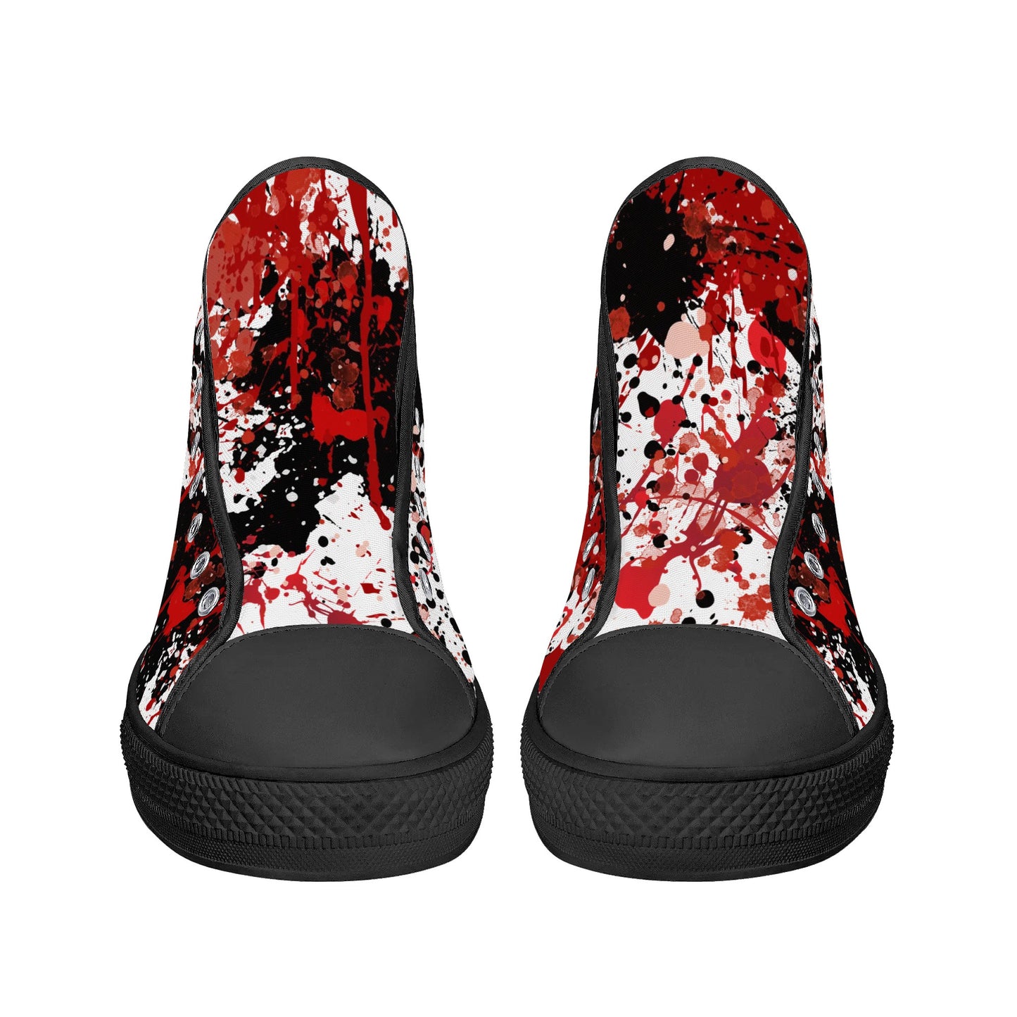 "Halloween", Screaming Ghost Face, Scream- Mens High Top Canvas Shoes