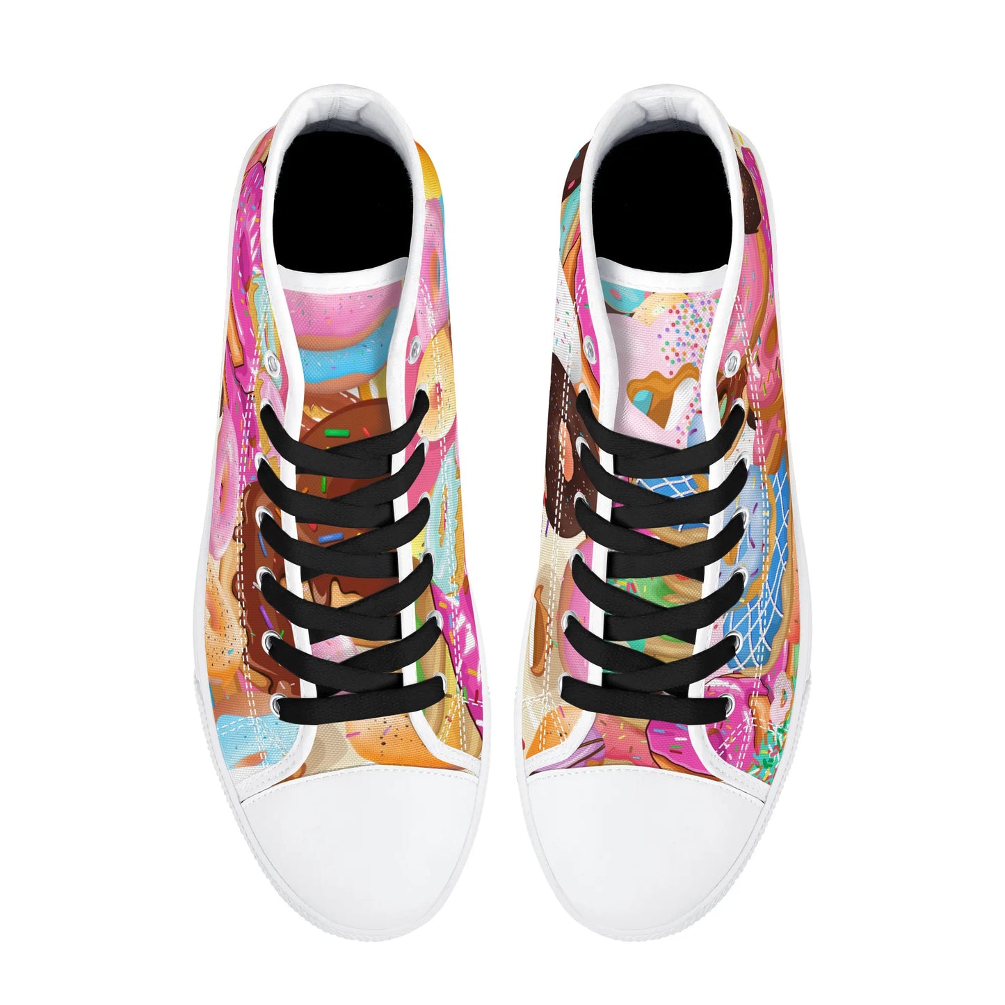 Mens High Top Canvas Shoes - Customized Tongue