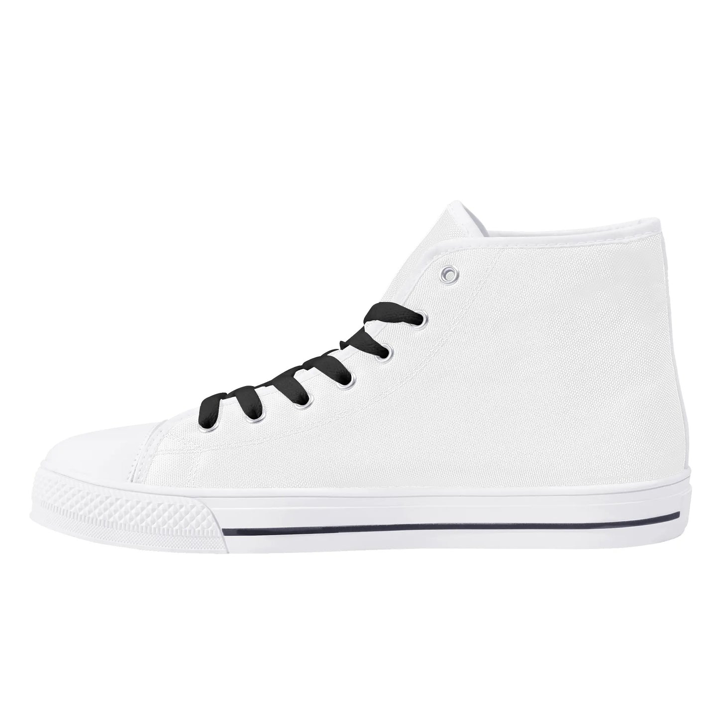 Mens High Top Canvas Shoes - Customized Tongue