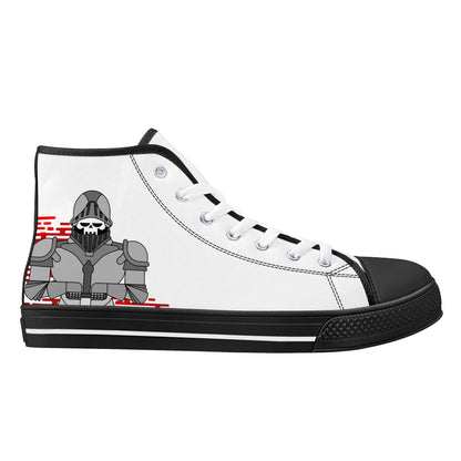 Mens High Top Canvas Shoes - Customized Tongue