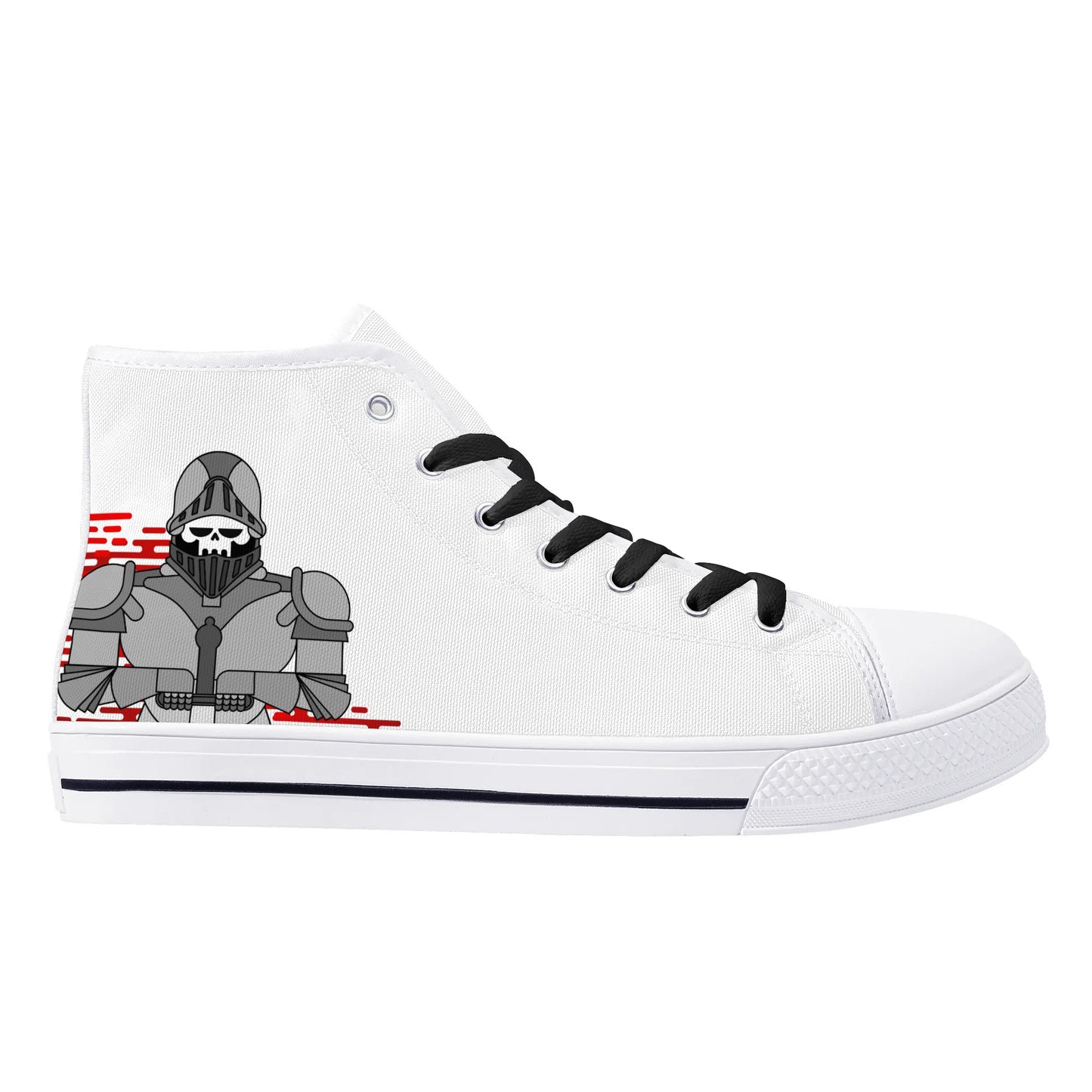 Mens High Top Canvas Shoes - Customized Tongue