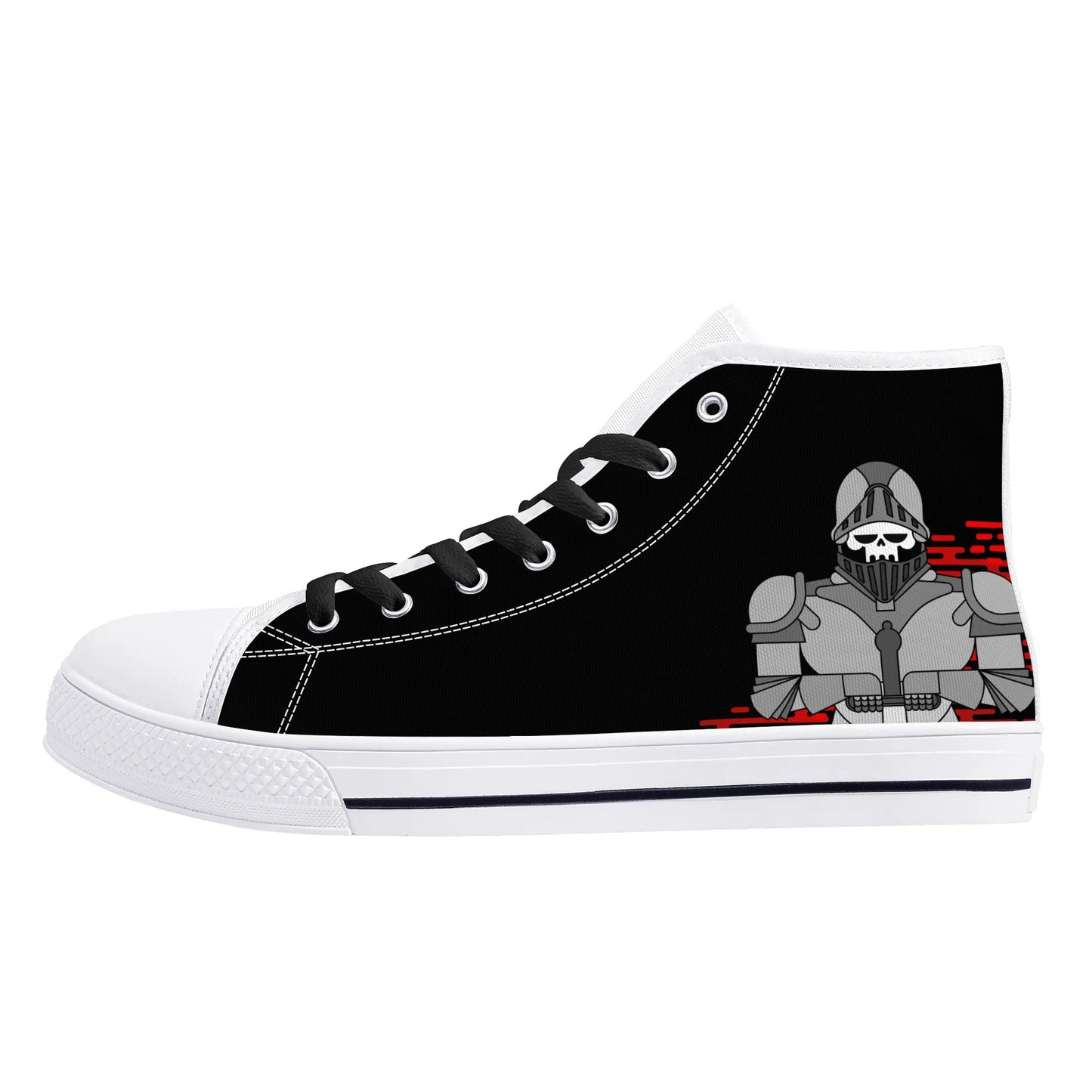 Mens High Top Canvas Shoes - Customized Tongue