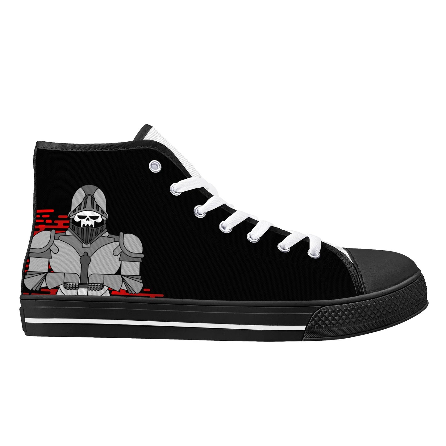 Mens High Top Canvas Shoes - Customized Tongue