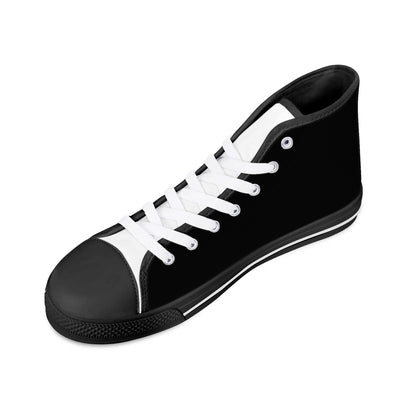 Mens High Top Canvas Shoes - Customized Tongue