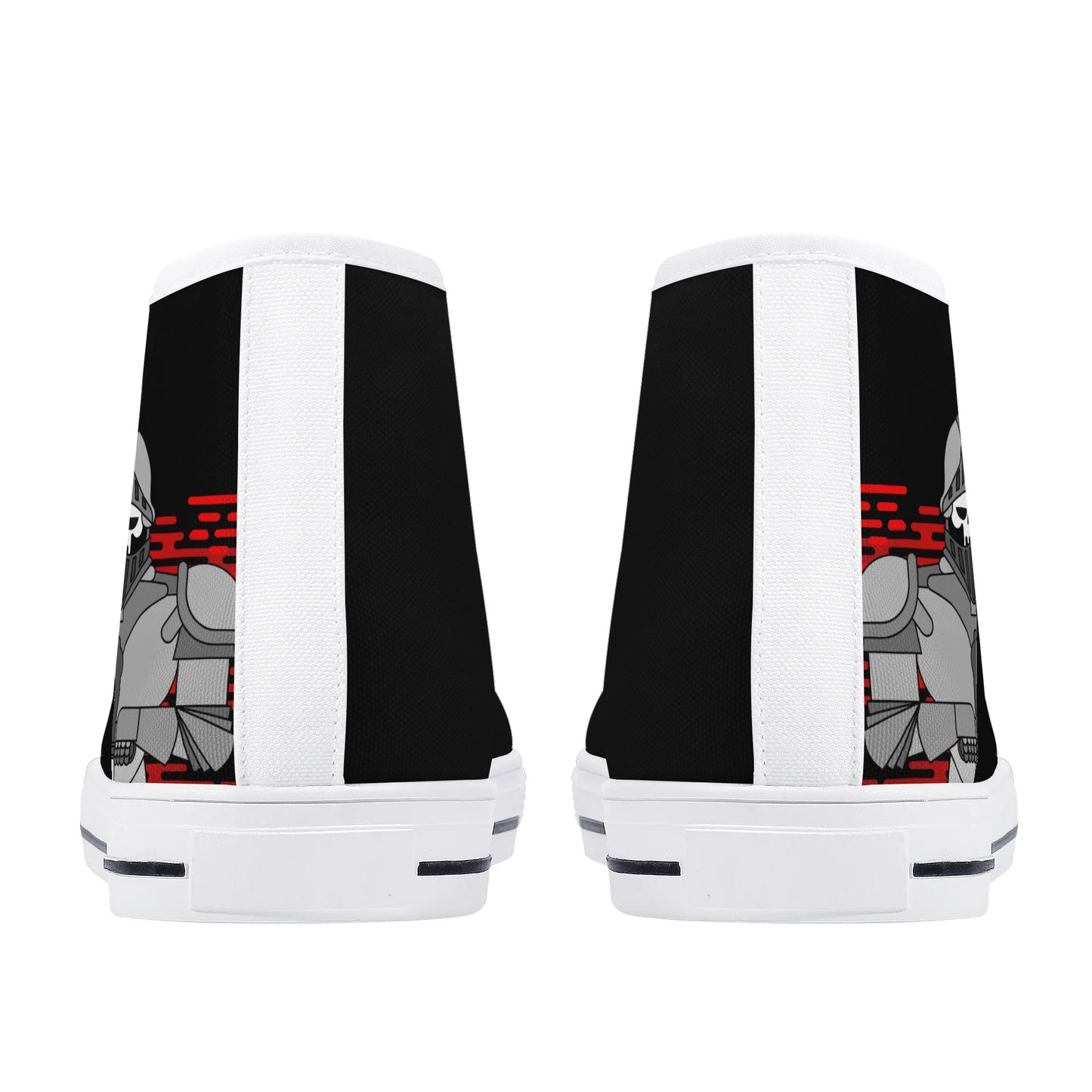 Mens High Top Canvas Shoes - Customized Tongue