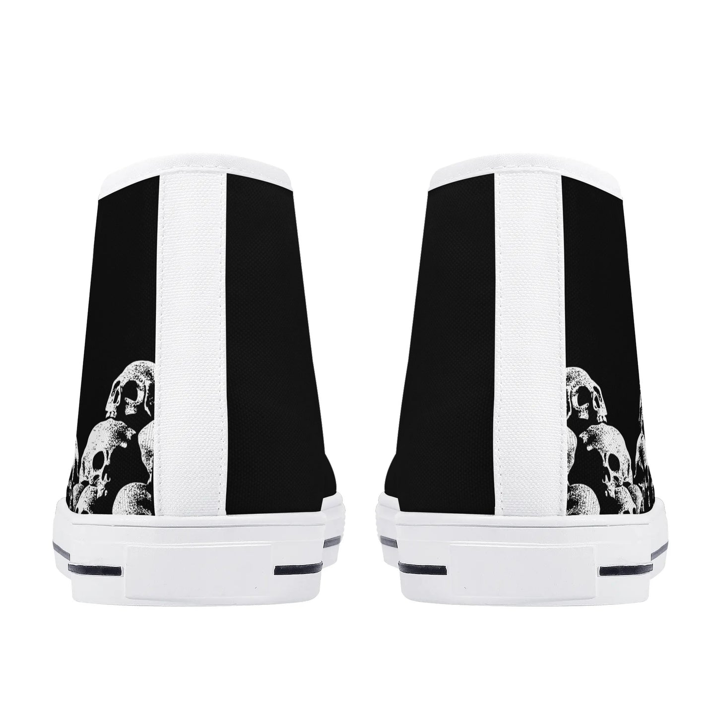 Mens High Top Canvas Shoes - Customized Tongue