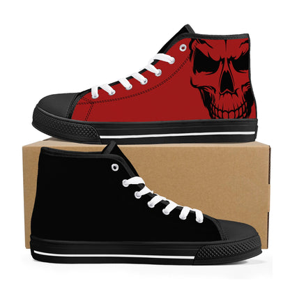 Mens High Top Canvas Shoes - Customized Tongue