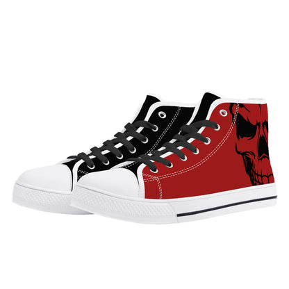 Mens High Top Canvas Shoes - Customized Tongue