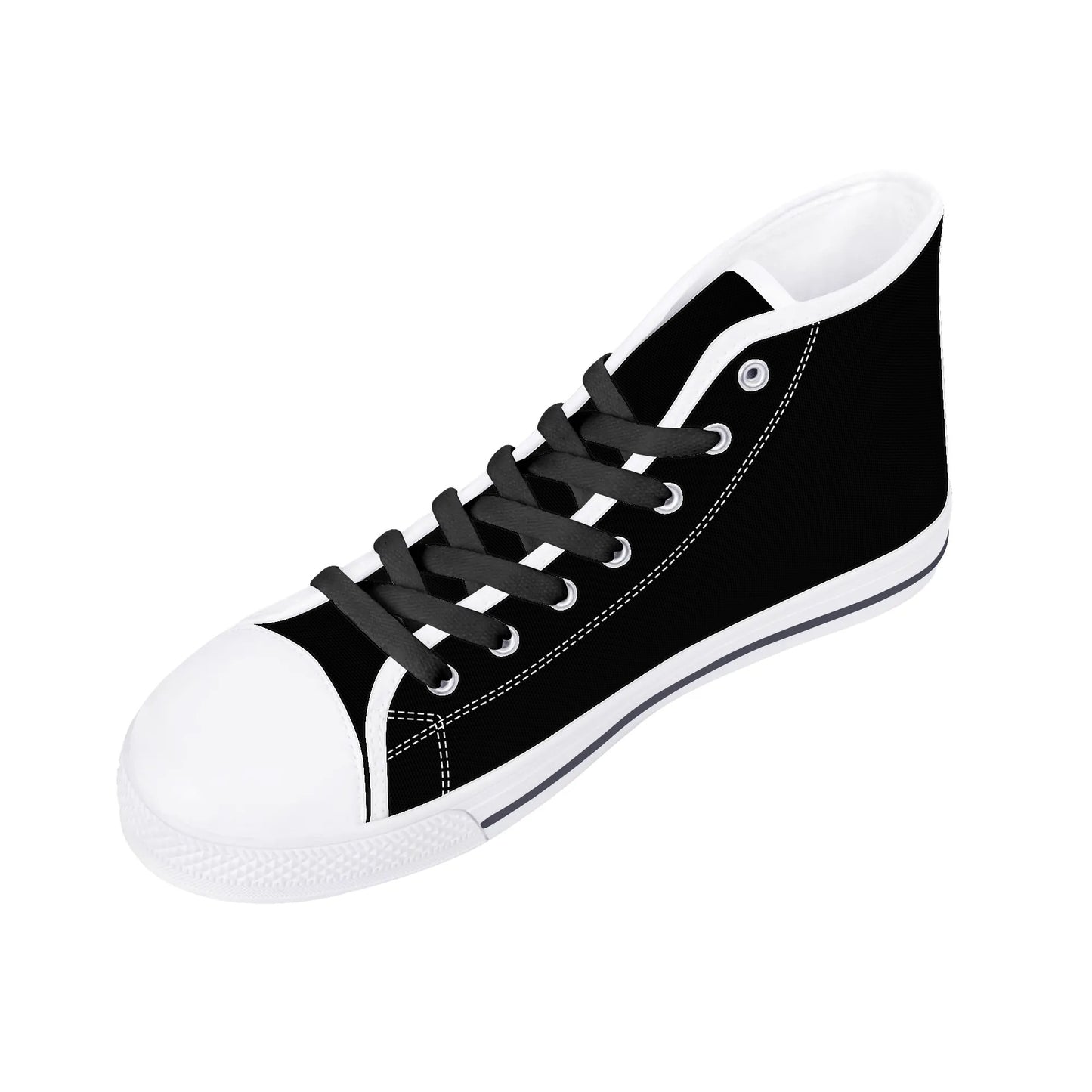 Mens High Top Canvas Shoes - Customized Tongue