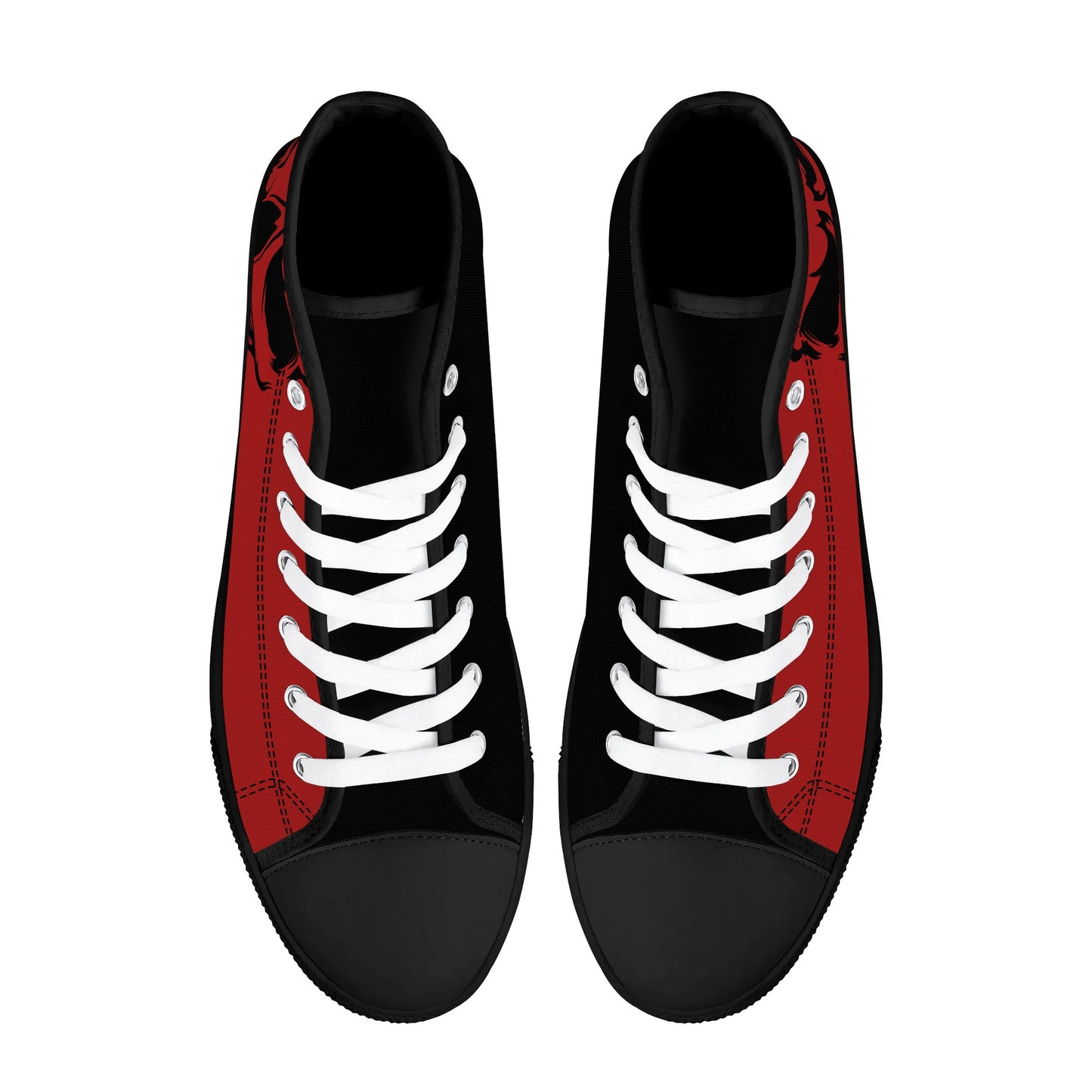 Mens High Top Canvas Shoes - Customized Tongue