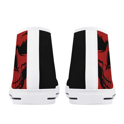 Mens High Top Canvas Shoes - Customized Tongue