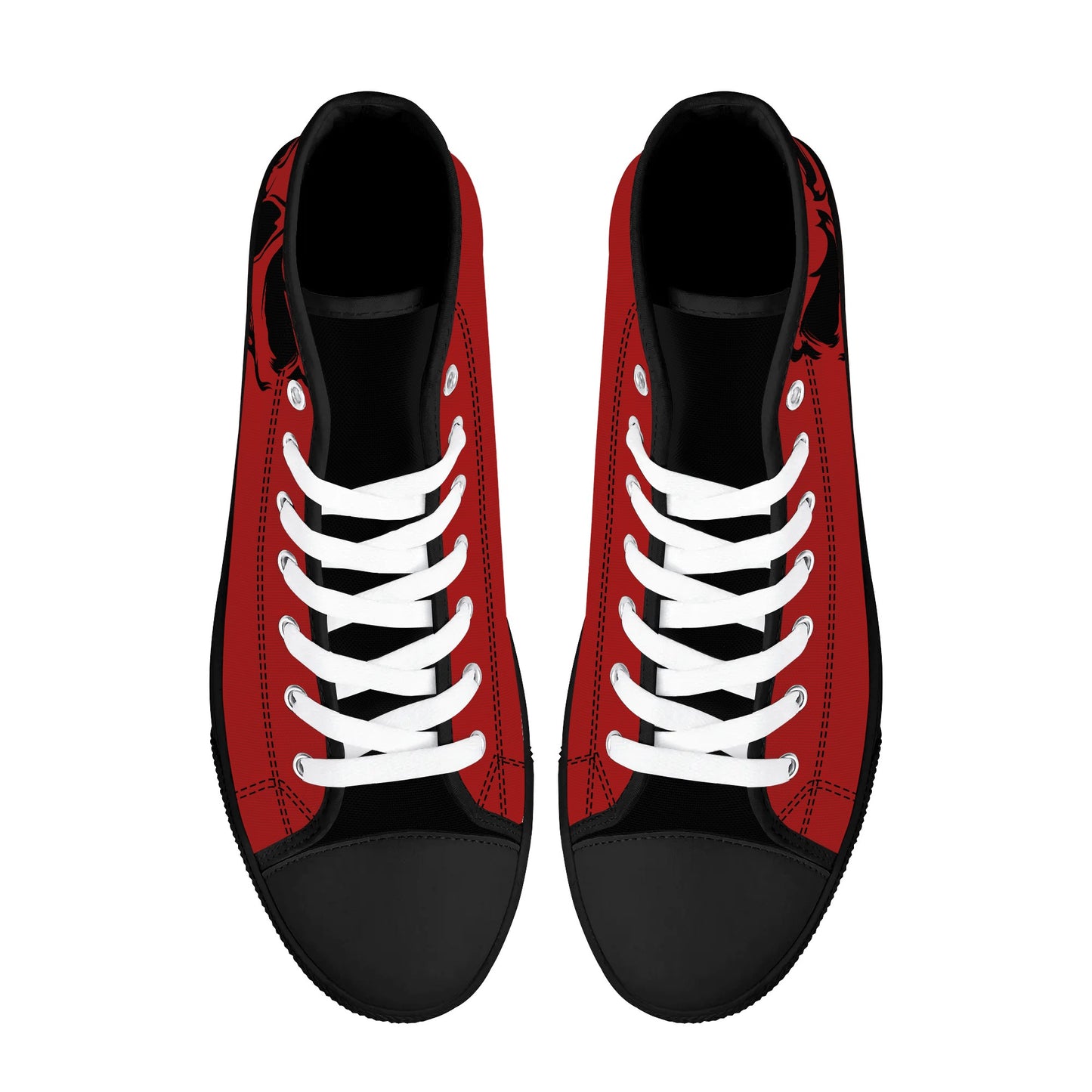 Mens High Top Canvas Shoes - Customized Tongue