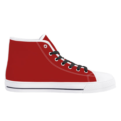 Mens High Top Canvas Shoes - Customized Tongue