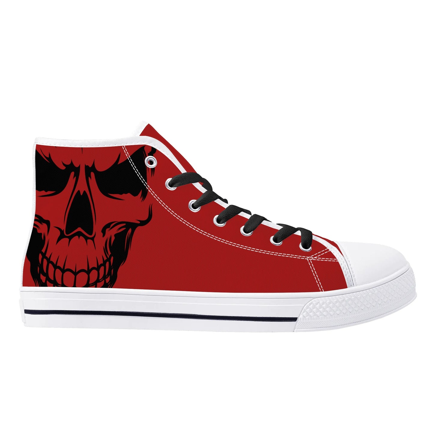 Mens High Top Canvas Shoes - Customized Tongue