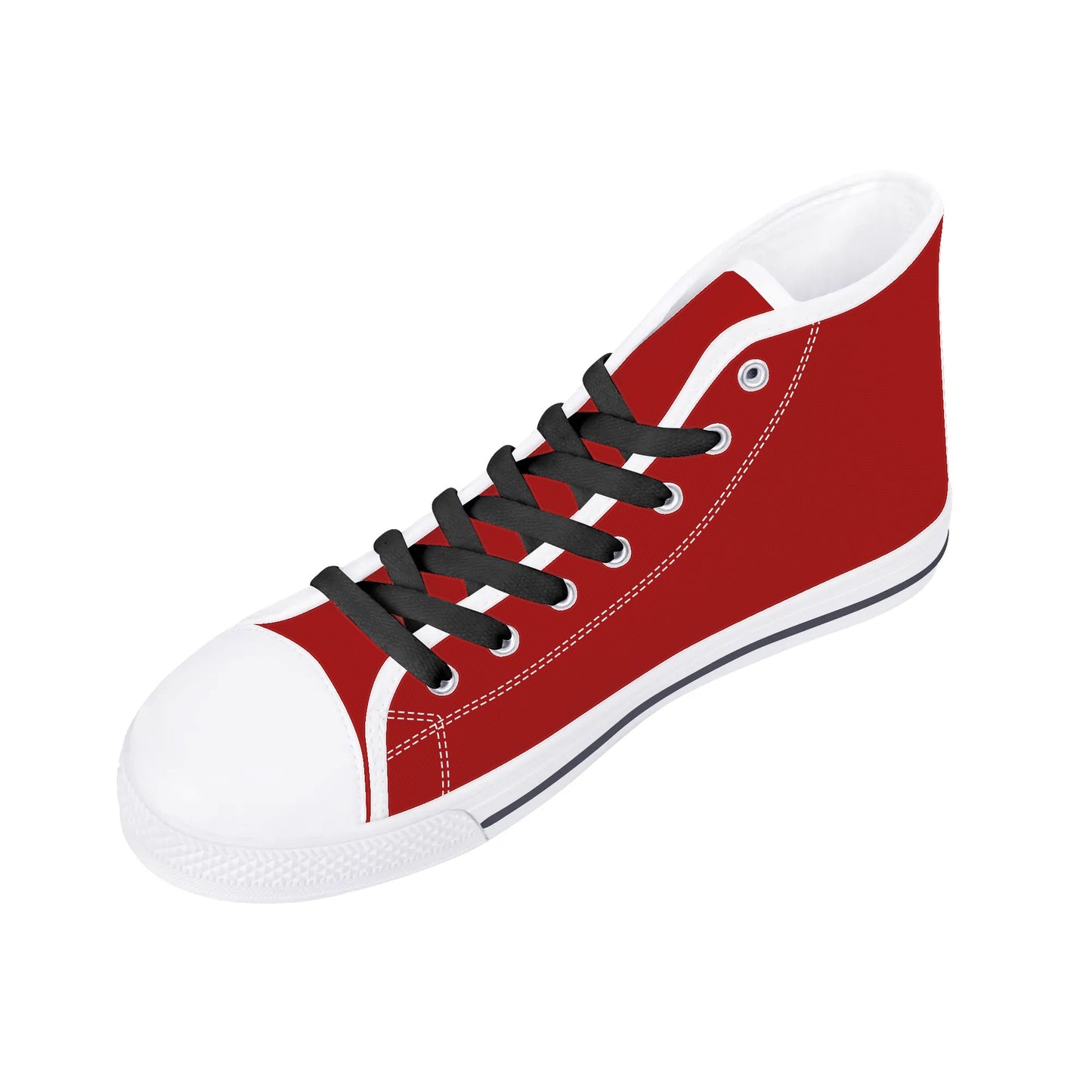 Mens High Top Canvas Shoes - Customized Tongue