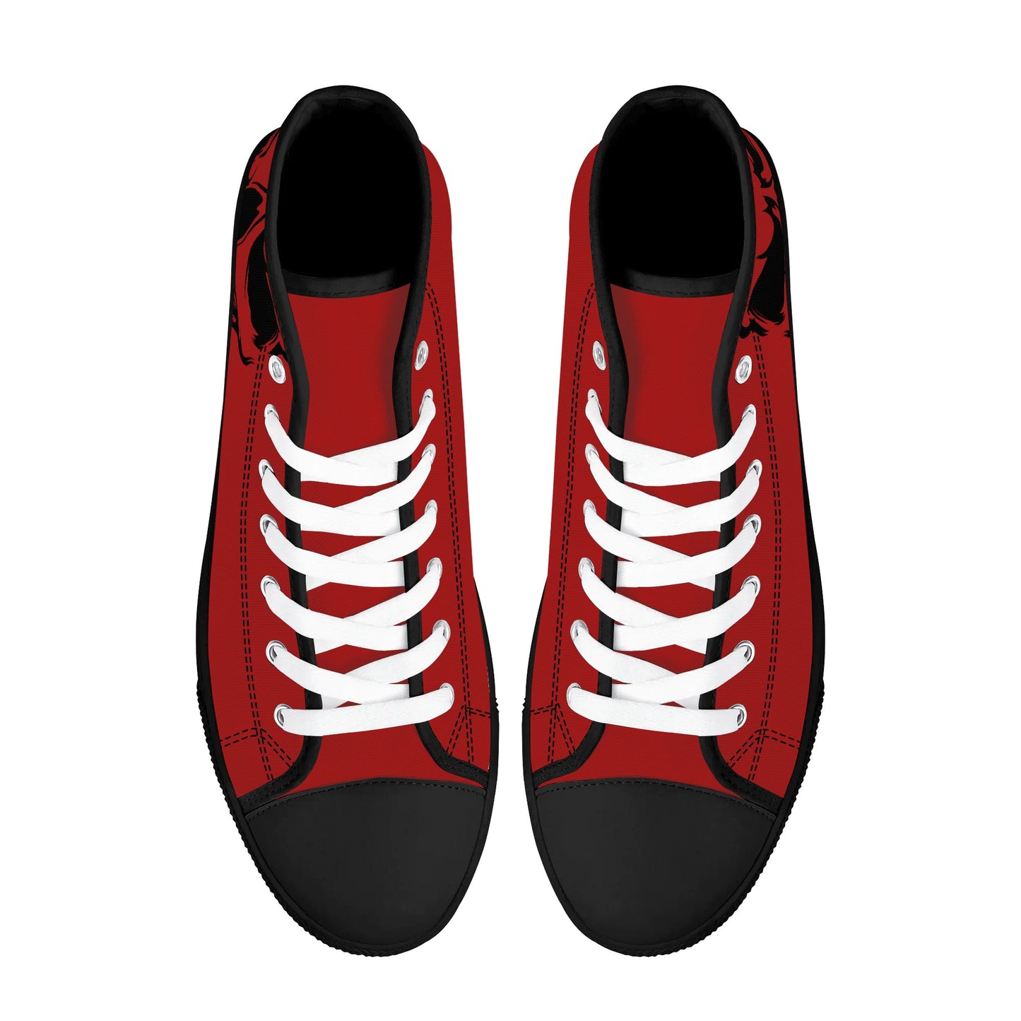 Mens High Top Canvas Shoes - Customized Tongue