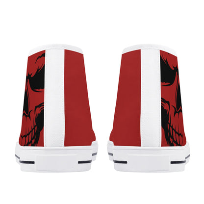 Mens High Top Canvas Shoes - Customized Tongue