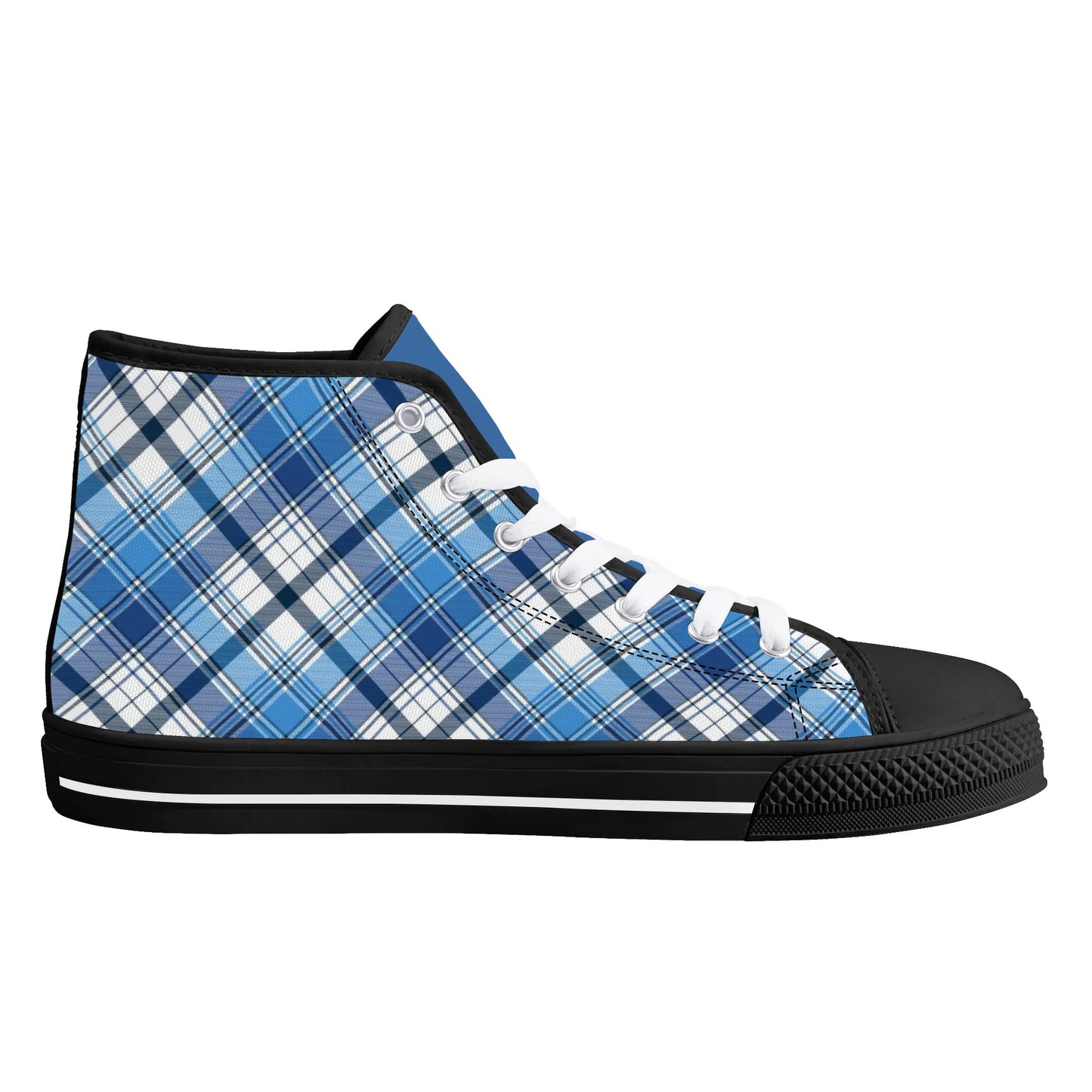 Mens High Top Canvas Shoes - Customized Tongue