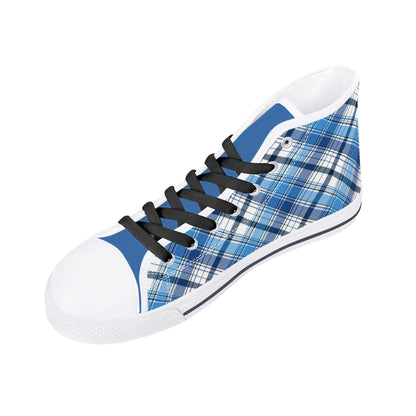 Mens High Top Canvas Shoes - Customized Tongue