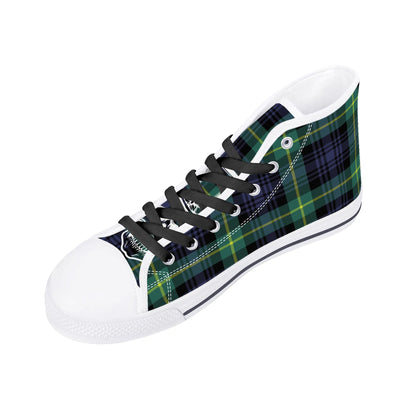 Mens High Top Canvas Shoes - Customized Tongue