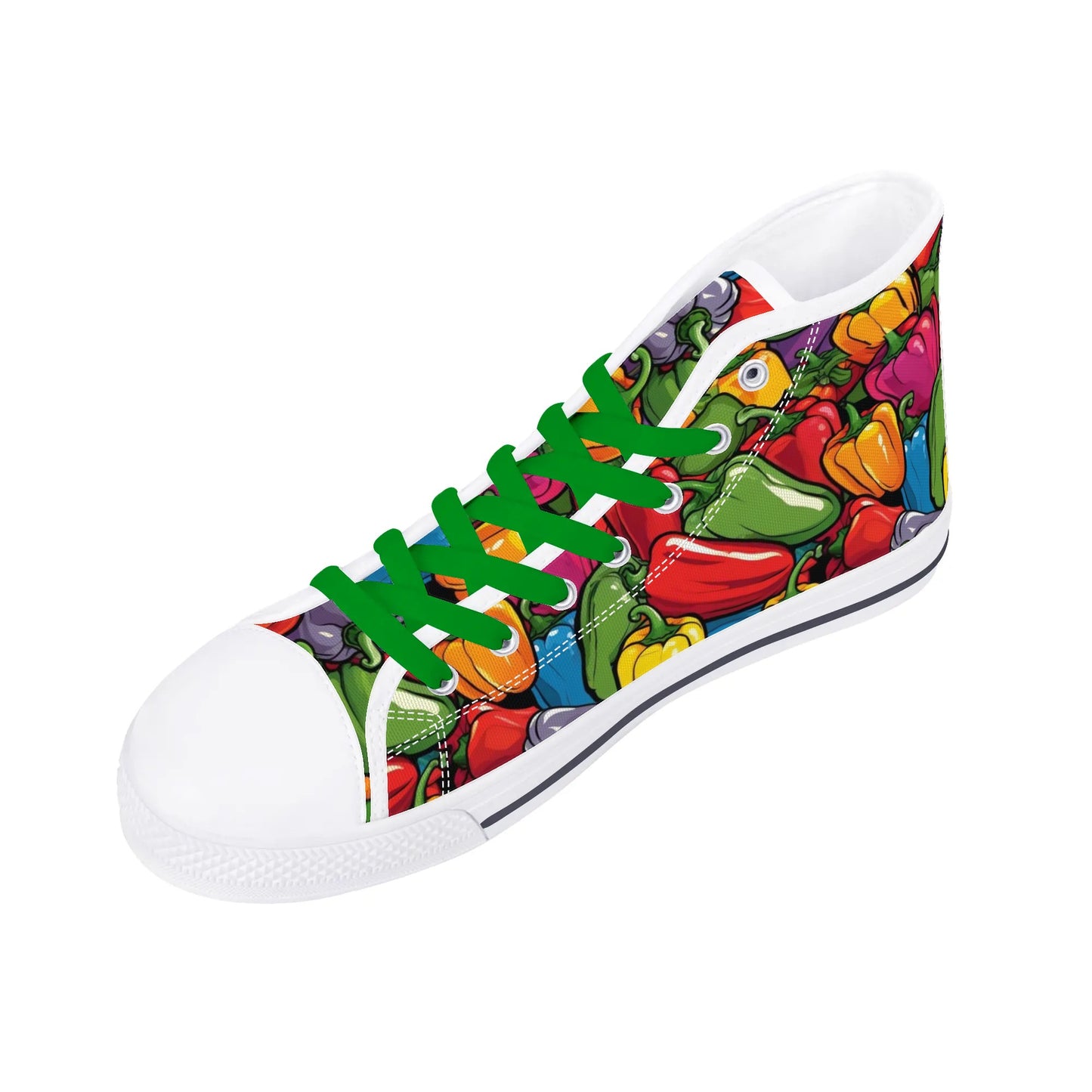 Mens High Top Canvas Shoes - Customized Tongue