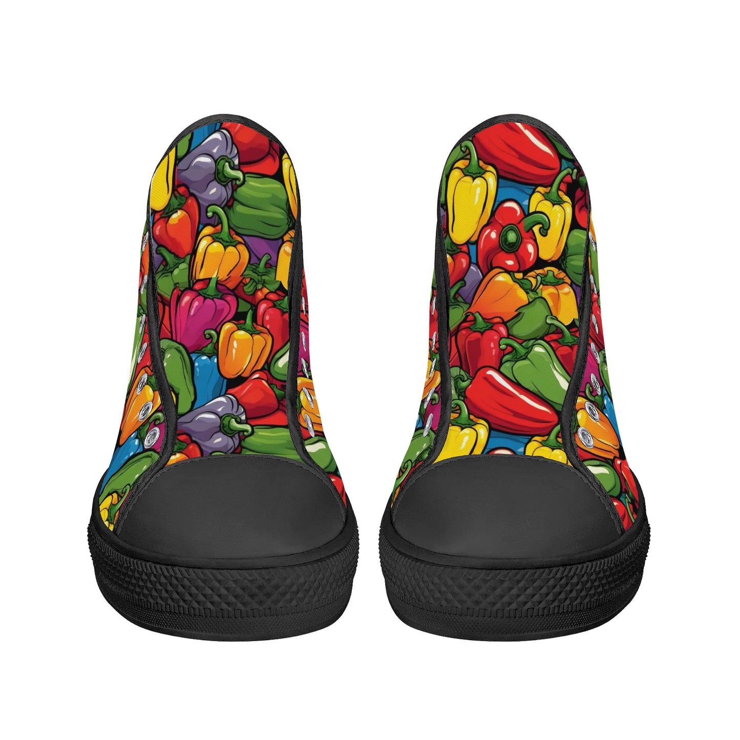 Mens High Top Canvas Shoes - Customized Tongue