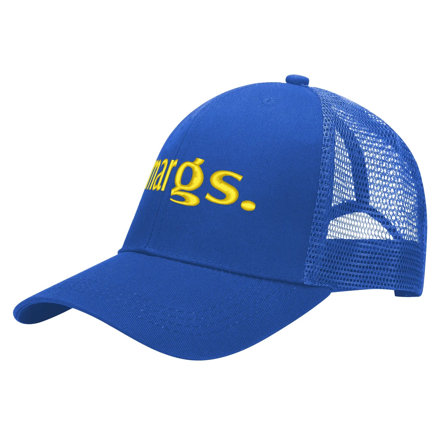 Emobrideried Grid Mesh Trucker Hat