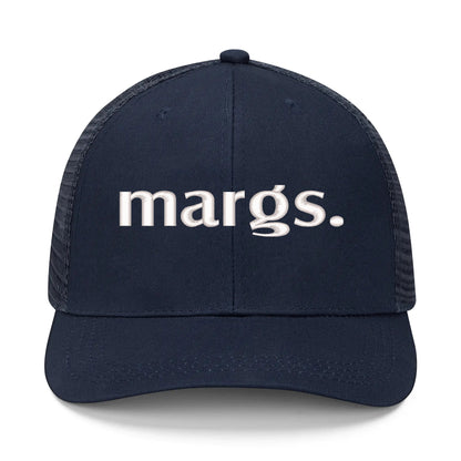 Emobrideried Grid Mesh Trucker Hat