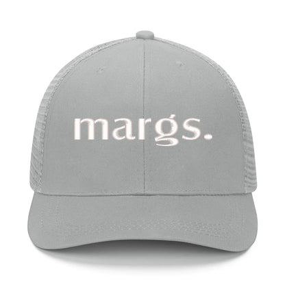 Emobrideried Grid Mesh Trucker Hat
