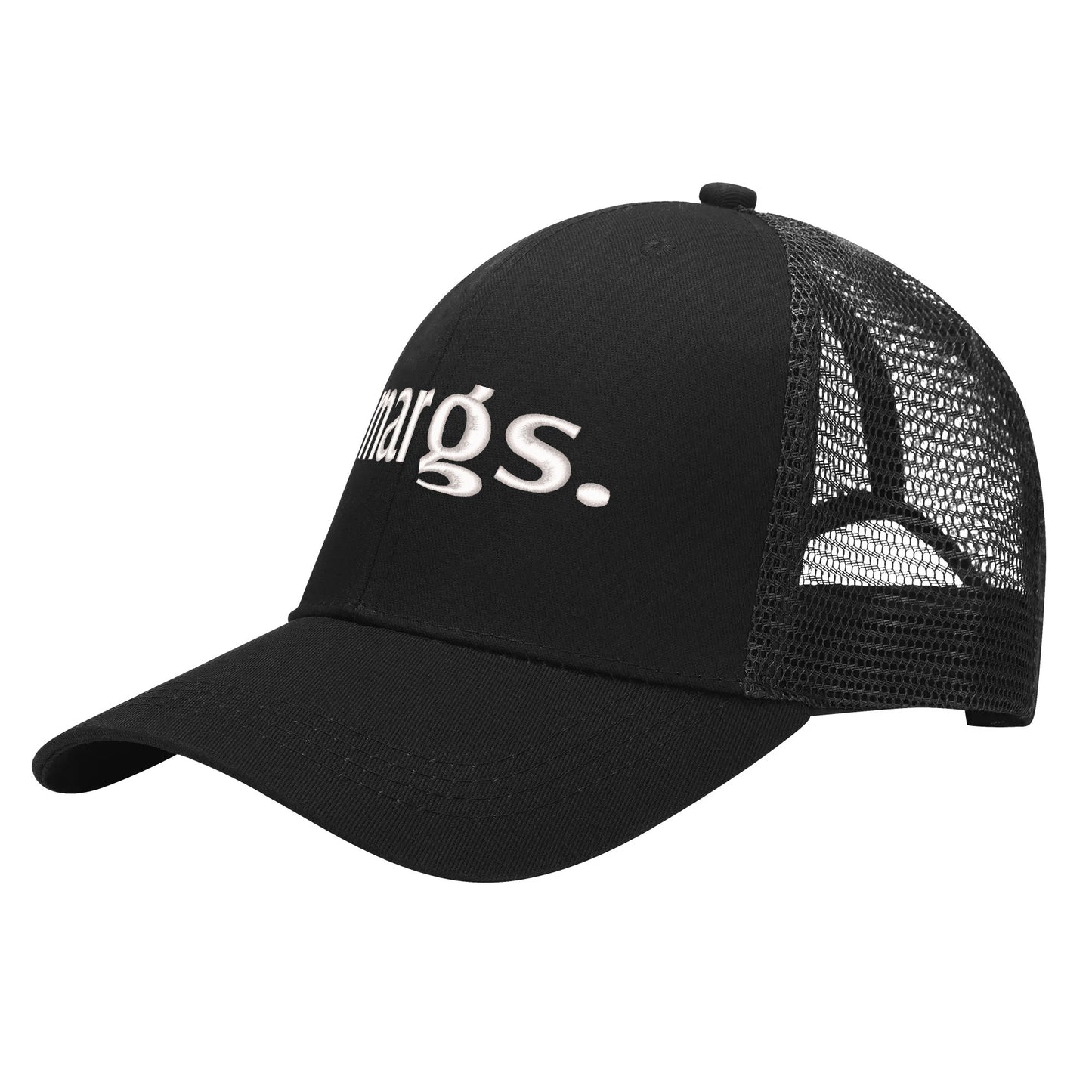 Emobrideried Grid Mesh Trucker Hat