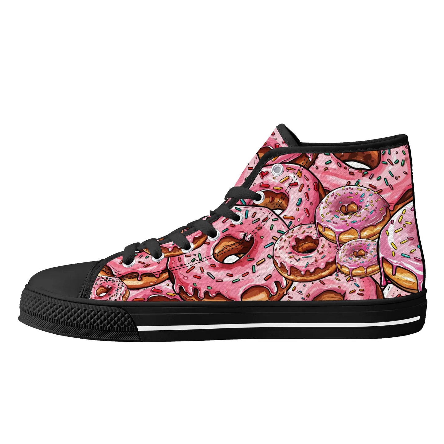 High Top Canvas Shoes - Customized Tongue