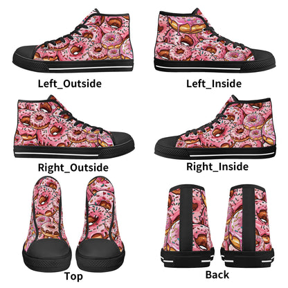 High Top Canvas Shoes - Customized Tongue