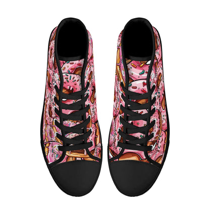 High Top Canvas Shoes - Customized Tongue