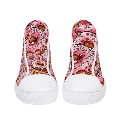 High Top Canvas Shoes - Customized Tongue