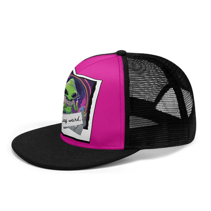 Front Printing Adjustable Snapback Trucker Hat