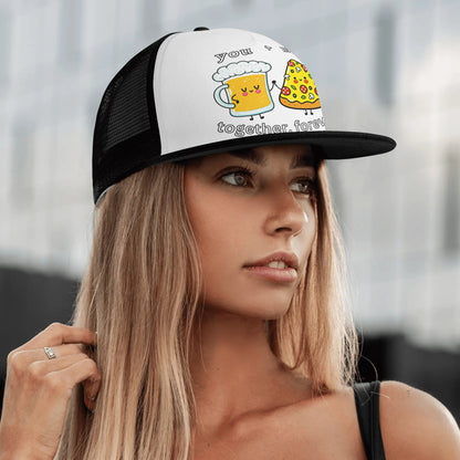 Front Printing Adjustable Snapback Trucker Hat