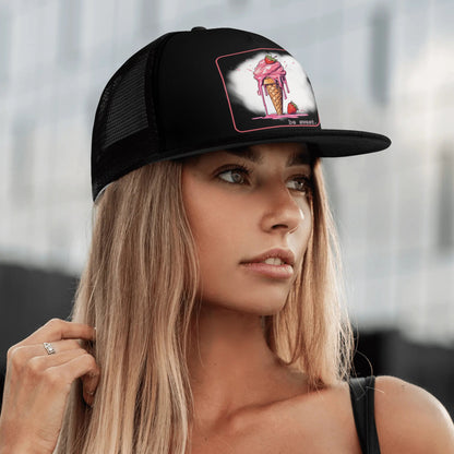 Front Printing Adjustable Snapback Trucker Hat