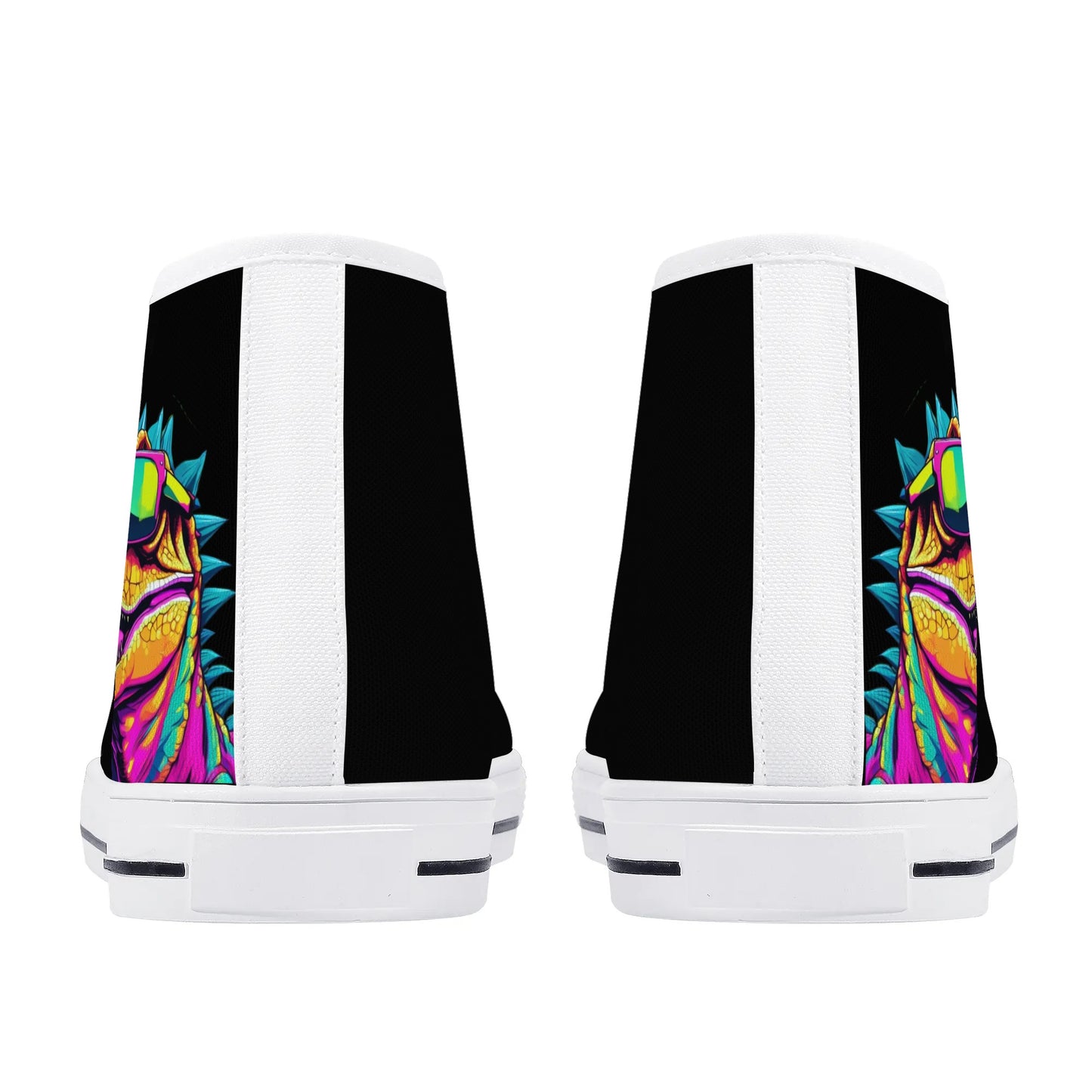 Mens High Top Canvas Shoes - Customized Tongue