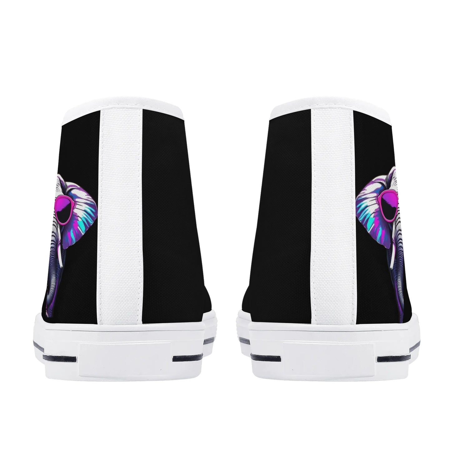 Mens High Top Canvas Shoes - Customized Tongue