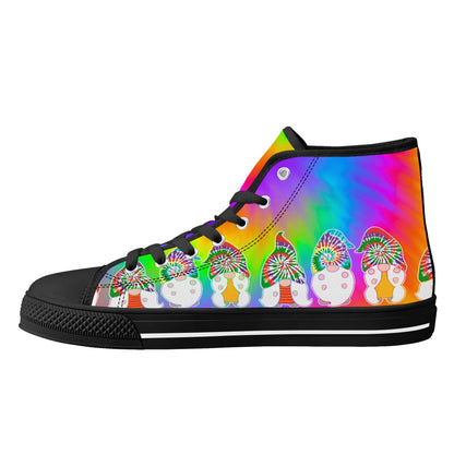 Mens High Top Canvas Shoes - Customized Tongue