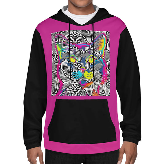 Wicked Whiskers - Lightweight All Over Print Hoodie