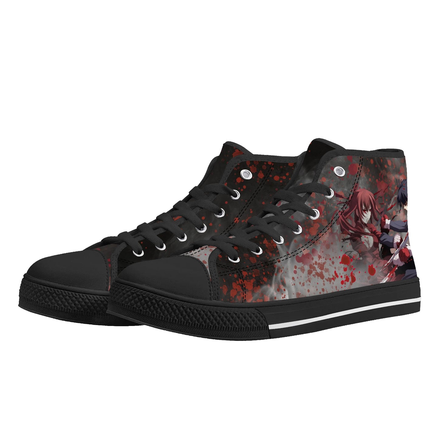 Anime Fights - Mens High Top Canvas Shoes