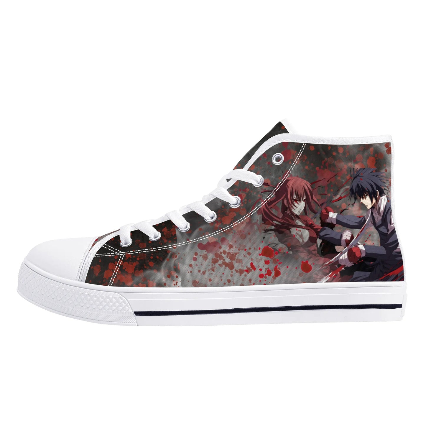 Anime Fights - Mens High Top Canvas Shoes