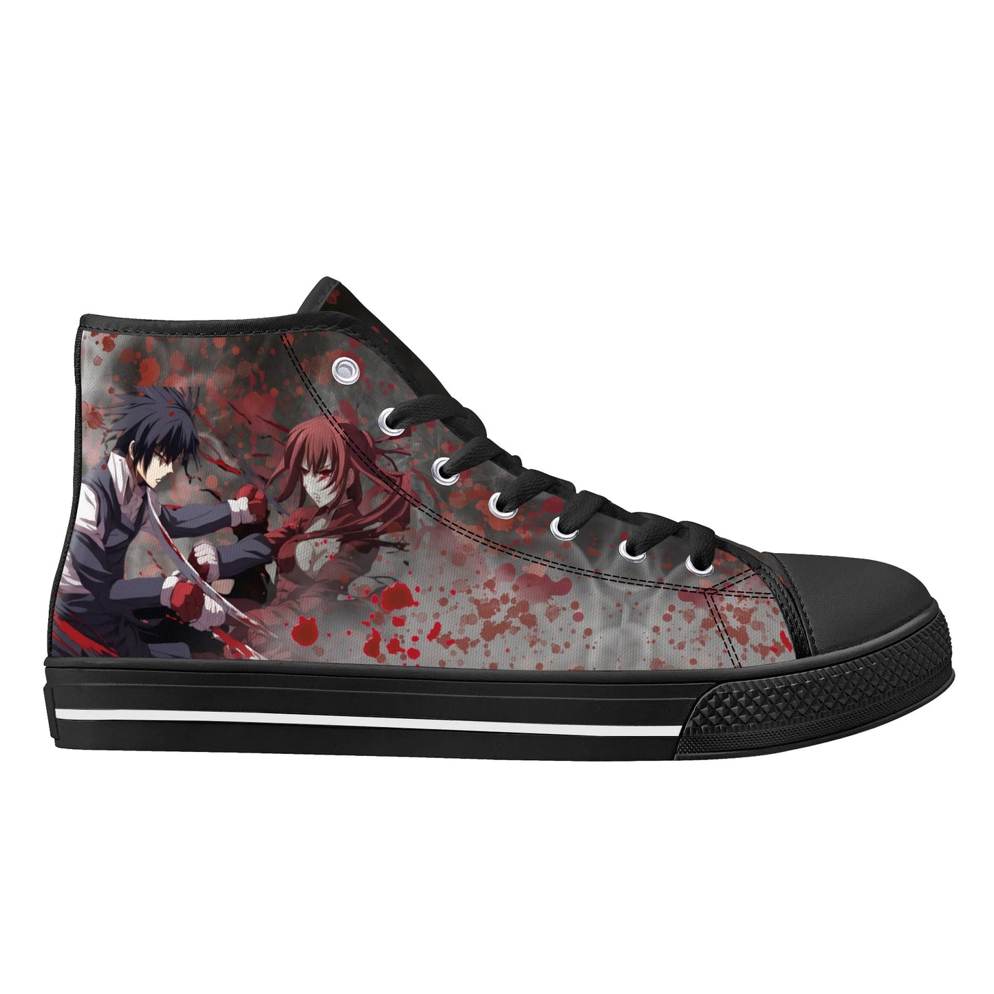 Anime Fights - Mens High Top Canvas Shoes