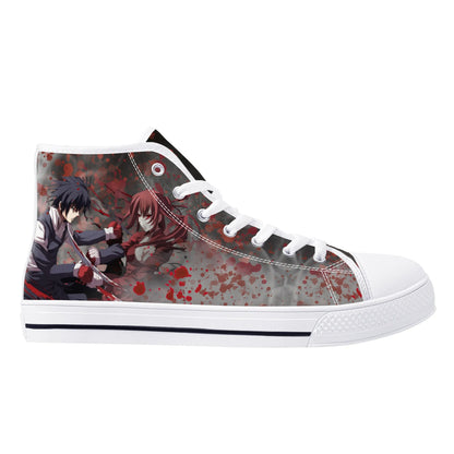 Anime Fights - Mens High Top Canvas Shoes