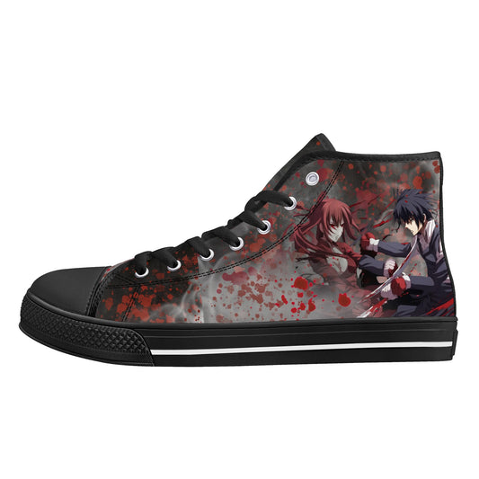 Anime Fights - Mens High Top Canvas Shoes