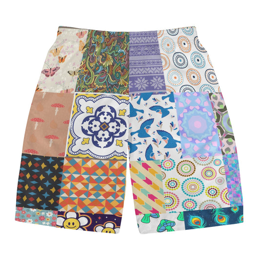 Patches - Men's All Over Print Swim Trunks