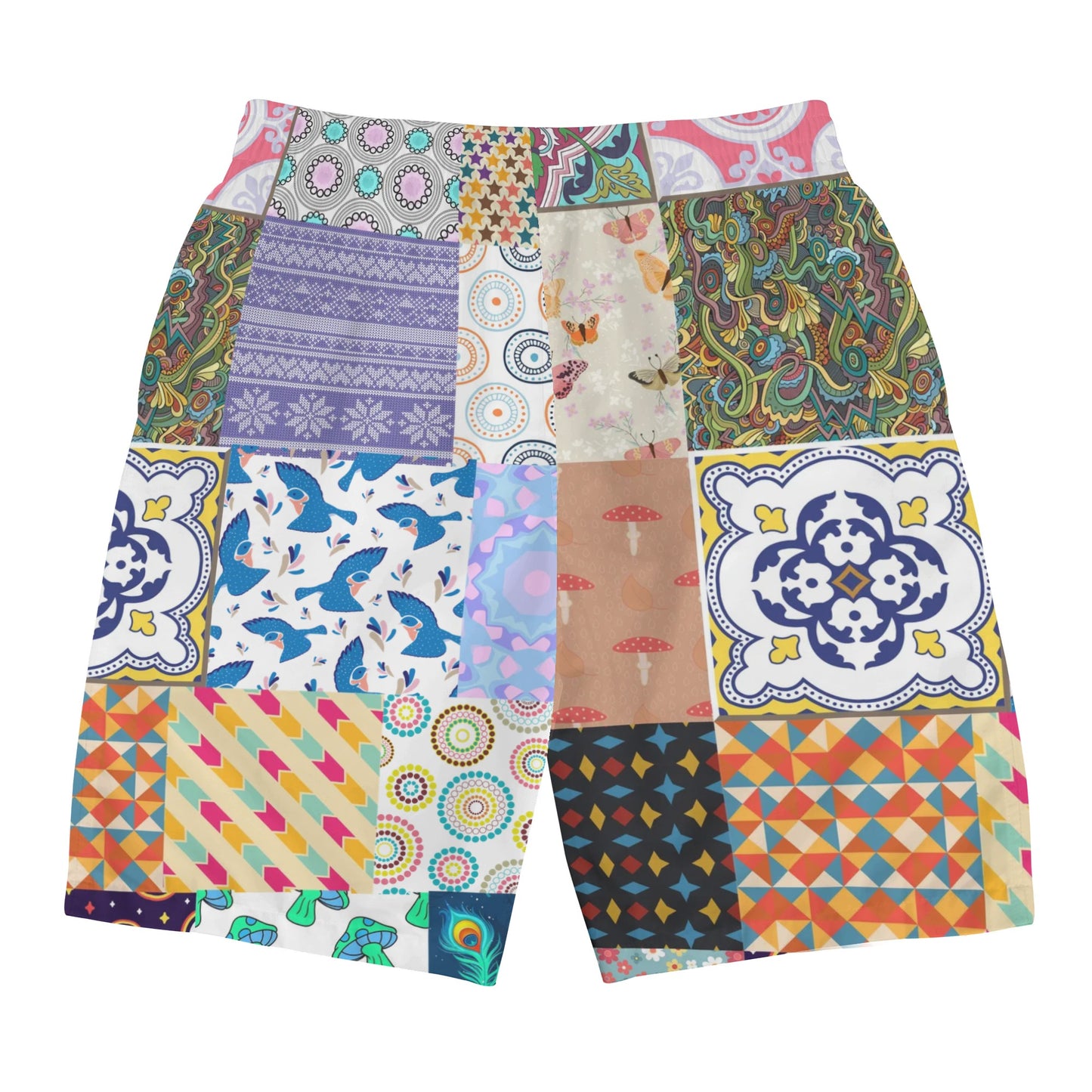 Patches - Men's All Over Print Swim Trunks